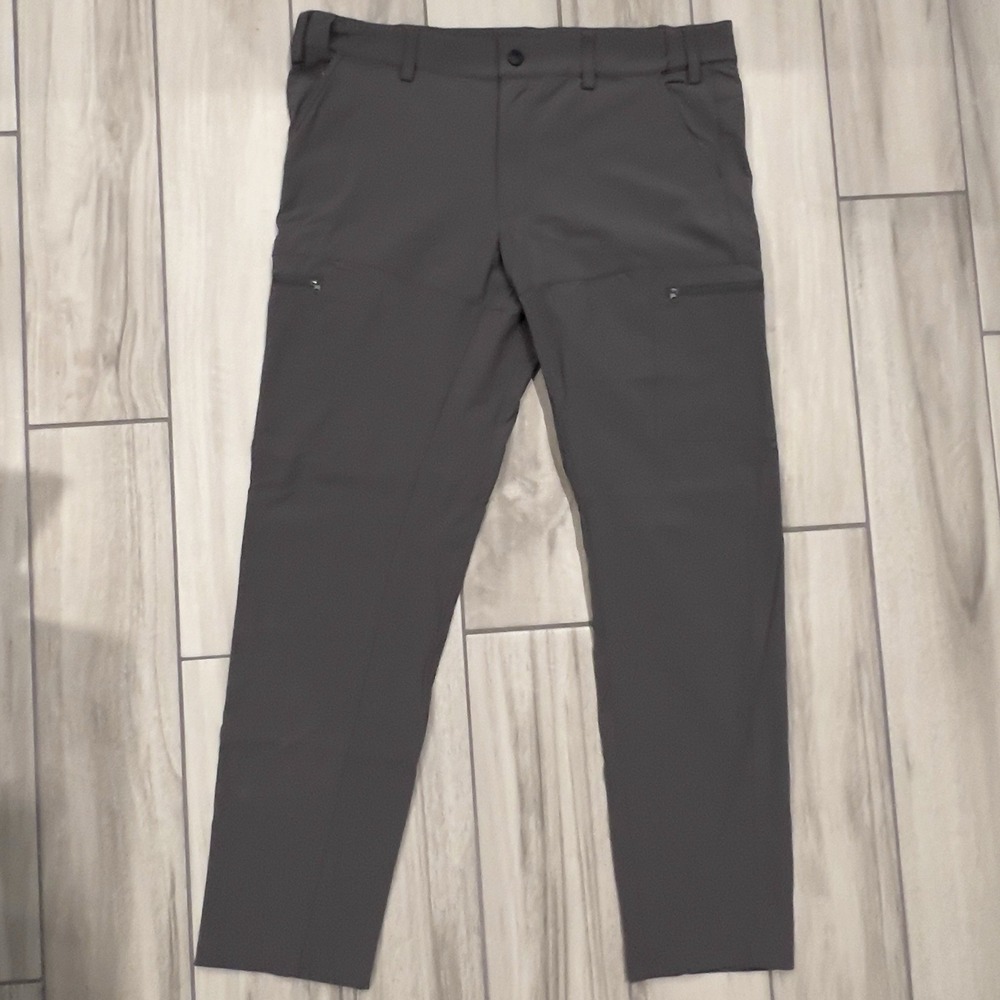 Magellan Pro Angler Pants Mens Size L Gray Cargo Stretch Outdoors